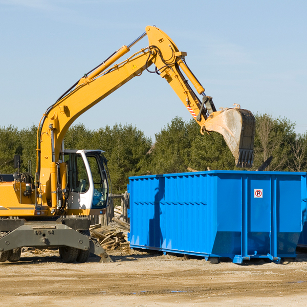 can i choose the location where the residential dumpster will be placed in Meyersdale PA